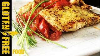 Lemon grilled nile perch with tomatoes - gluten free recipe