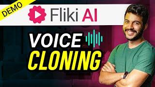 Voice cloning Fliki AI demo 2024