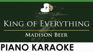 Madison Beer - King of Everything - LOWER Key (Piano Karaoke Instrumental)