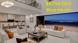 Jaw Dropping $5.7M Home For Sale Henderson-Las Vegas by Blue Heron W/ Stunning City & Mountain Views