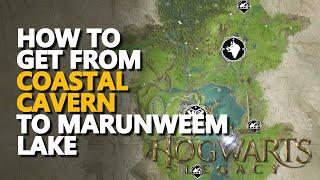 How to get from Coastal Cavern to Marunweem Lake Hogwarts Legacy