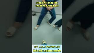 Hẹp khe khớp do thoái hóa khớp gối