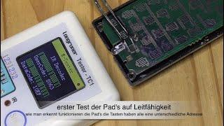 Fernbedienung IR für TV und Heimelektronik defekt Error nachhaltig reparieren mit Key pad repair KIT