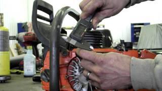 Checking squish chainsaw