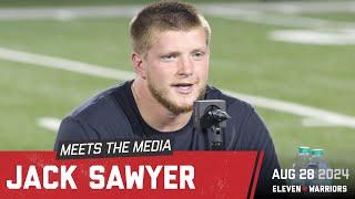 Jack Sawyer discusses how much being named a captain means to him, talks about OSU's prep for Week 1