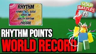 How I got a WORLD RECORD of points In Slap Battles...