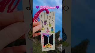 DIY BTS Bookmark  #shorts #youtubeshorts #youtubepartner #diy #craft #bts #btsarmy #btsshorts