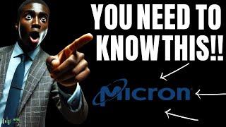 Micron Stock Plunges 9%!!! MU Stock Price Prediction Now