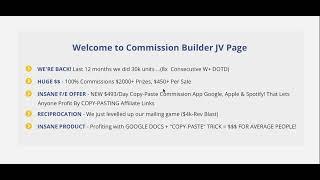 Commission Builder OTO - 1 to 5 OTOs links Below - Commission Builder Bonuses