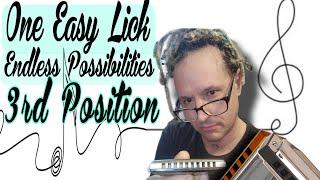 One EASY 3rd Position Lick Endless Possibilities (Beginner to Advanced)