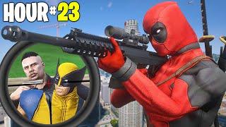 24 Hours as Deadpool & Wolverine Hitman in GTA 5 RP..