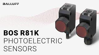 Reliable Photoelectric Sensors BOS R81K for Object Detection | Balluff Worldwide