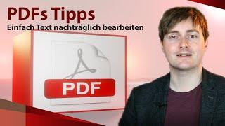 PDF Inhalte nachträglich verändern! Tipps für Handy, Word und andere Tools