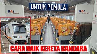 CARA NAIK KERETA BANDARA DARI STASIUN MANGGARAI KE BANDARA SOEKARNO HATTA Untuk Pemula!