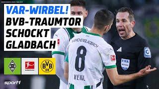 Borussia Mönchengladbach - Borussia Dortmund | Bundesliga Tore und Highlights 13. Spieltag