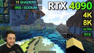 RTX 4090 | MINECRAFT at 4K and 8K + Shaders (RT shaders included!)