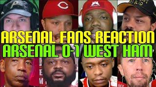 ANGRY  ARSENAL FANS REACTION TO ARSENAL 0-1 WEST HAM | FANS CHANNEL