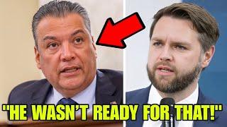 Alex Padilla Challenges JD Vance to a Debate on Live TV —Then Vance Humiliates Him with One Sentence
