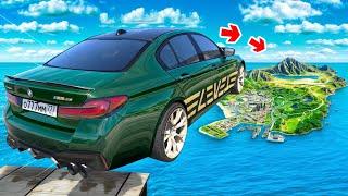 КАК ДАЛЕКО ЧИТ ТАЧКА УЛЕТИТ С ОГРОМНОГО ТРАМПЛИНА В ГТА 5 МОДЫ? ОБЗОР МОДА В GTA 5