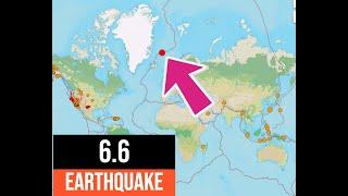 6.6 Earthquake North of Iceland. Earthquake uptick today. Sunday 3/9/2025