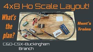 My new 4x8 Ho Scale Layout! | Plans and Overview