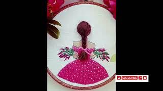 Hair Embroidery  |  Hand Embroidery  | Embroidery Technique