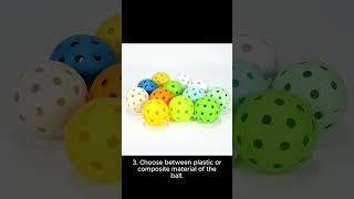 How To Choose The Perfect Pickleball Ball | Best Pickleball Balls