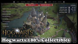 Hogwarts Legacy HOGWARTS ALL COLLECTIBLES (100% Collectible Guide)