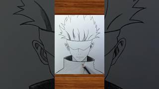 Anime drawing / how to draw gojo #shorts #anime