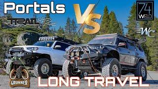 5th gen 4runner Portals vs Long travel  PART 1 (offroad ASMR)