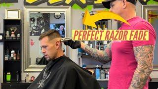 How To Do A Razor Fade By Thomas Baca Barber