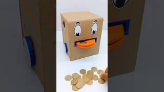 Cardboard saving coin bank||.       electric coin savin machine #shortsfeed #toys#electric #trending