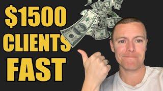 Get $1,500 Clients From Facebook In Hours - [Without Advertising]