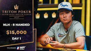 $15K NLH 8-Handed – Event #1, Day 1 | Triton Poker Series Jeju 2025