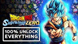 How To Unlock Everything 100% FAST! - DRAGON BALL: Sparking! ZERO - Best Guide Walkthrough