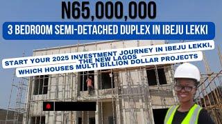 Affordable 3 Bedroom Duplex For Sale in Eleko Ibeju Lekki