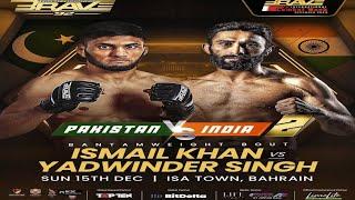 Ismail Khan volcano from  vs yadwindersing from #mma #mma#india#pakistan#brave_cf