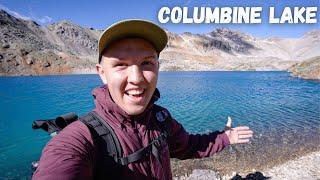 Hiking Columbine Lake in San Juan Mountains - The Bluest Lake in Colorado!