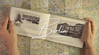 ASMR Berlin  Map Tracing and Nostalgic Photobook Flipping (soft spoken)