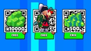 Free Krusty Kash, Kinji, & Gems QR Code! New Brawl Stars QR Codes 2024 - Free Gifts 