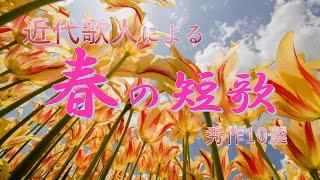 近代歌人が詠んだ「春」を歌題にした短歌秀作10選