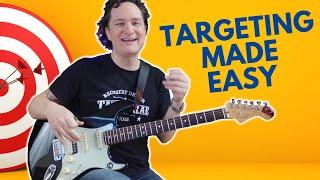 Solo on guitar like a pro! Target notes the easy way!