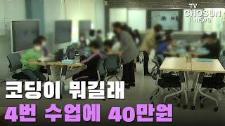 '월 40만원' 학원비에도 문의 '쇄도'…코딩 사교육 시장 '들썩'