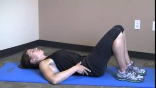 OrthoIndy Exercises | Supine Posterior Pelvic Tilt