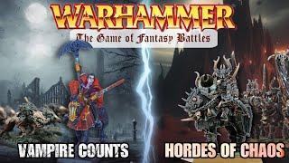 Warhammer Fantasy 6th Edition Battle Report | Mannfred Von Carstein VS. Warriors of Chaos