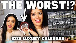 LUXURY CALENDARS ARE BAD!? THE WORST ITEM!? | $220 Saks Advent Calendar Unboxing #19