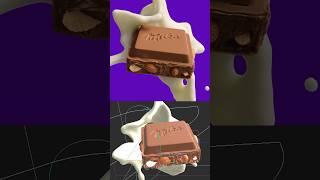 Milka Chocolate Bar in C4d with Redshift & Realflow #redshift3d #3danimation #c4d #milka #realflow