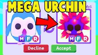 Trading for MEGA URCHIN in Adopt Me!