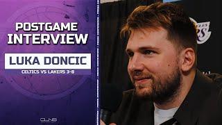 Luka Doncic on STRUGGLES with Celtics | Lakers Postgame 3-8