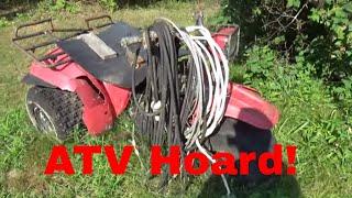 Hoard of Vintage ATVs, Shopping for the Next Project!